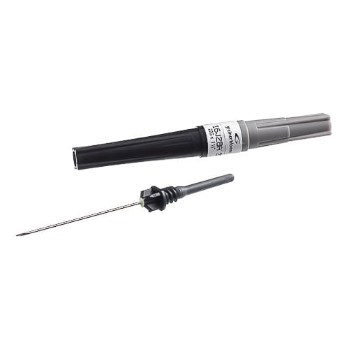 Игла двусторонняя с прозрачной камерой 0,7x38мм 22G*1 1/2 для забора венозной крови черная (100 шт.)